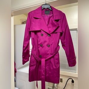Magenta Covington Trench Coat